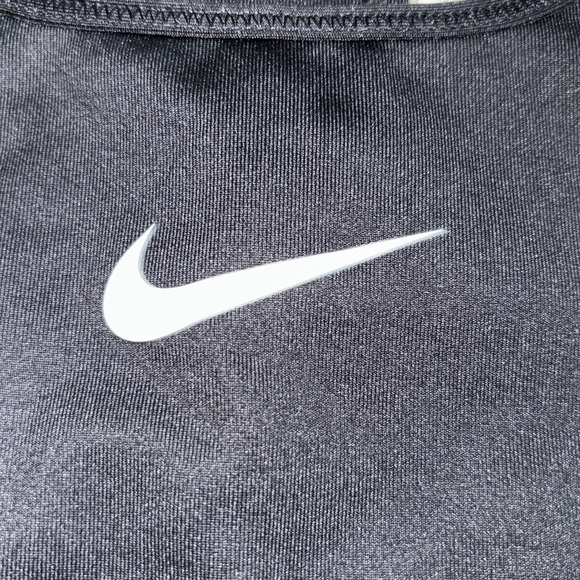 Nike DriFit Racerback Sports Bra in Black - Picture 2 of 4